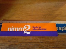 ADESIVO VINTAGE STICKER KLEBER NIMM 2 SUCOTER DE SAINES VITAMINES 