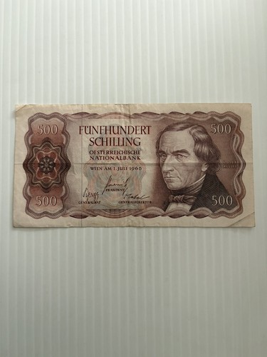 Austria 500 scellini 1965