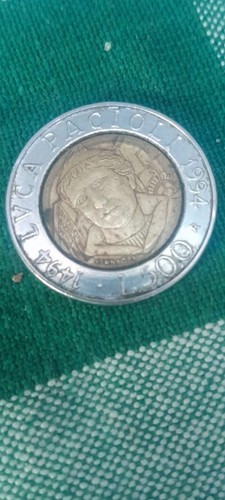 Moneta 500 lire 1494 - moneta,
