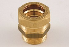 RACCORDO AUTOCARTELLANTE INOX CORRUGATO SOLARE DN12-16-20-25-32 FILETTO MASCHIO