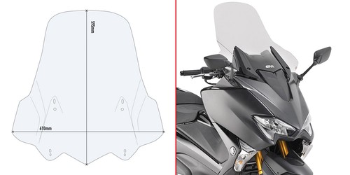 Givi d2133st parabrezza yamaha - d2133st,