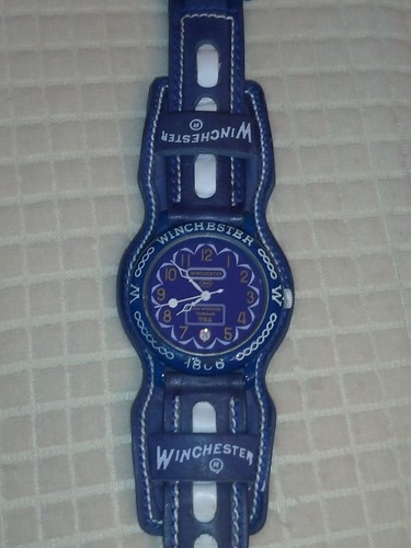 Winchester orologio blu con - blu,