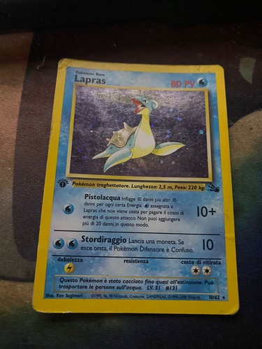 Pokemon lapras holo - pokemon, 10/62