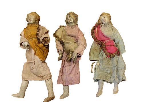 Trei statuette presepe in - presepe,