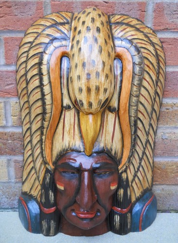 Maschera etnica legno - etnica, in