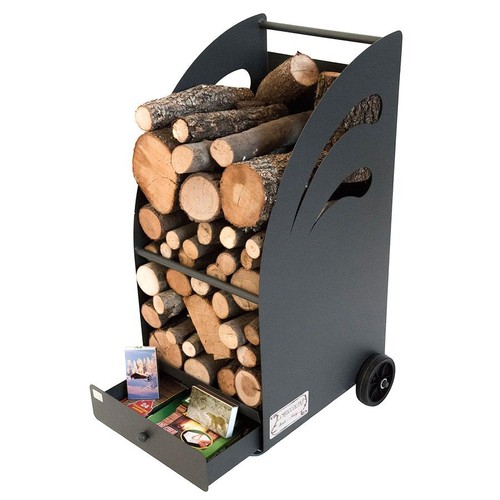 Carrello portalegna style - carrello,