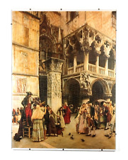 Quadro William Logsdail - Venezia (81 x 61 cm) – Puzzle MB 1500 pz - con Cornice