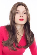 Parrucca Donna Con Riga