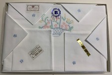 Completo Da Tavola Rifinito in Seta 12 posti Tovaglia Tovaglioli Ricamato a Mano