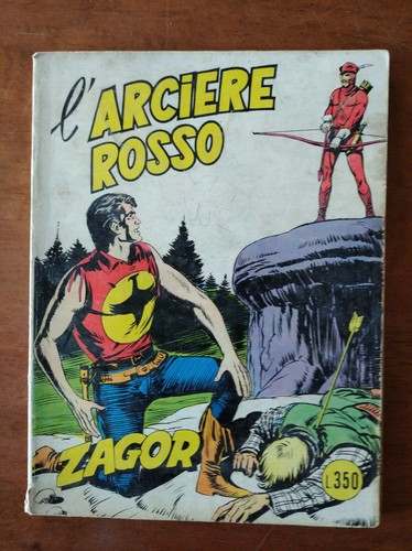 Zagor scritta rossa numero - scritta,