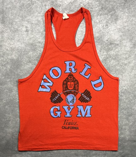 Canotta vintage world gym - world,