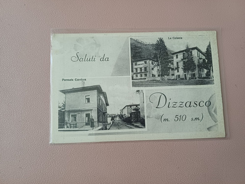 Cartolina saluti dizzasco - cartolina,