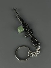 Portachiavi in metallo miniatura mitragliatrice PKM