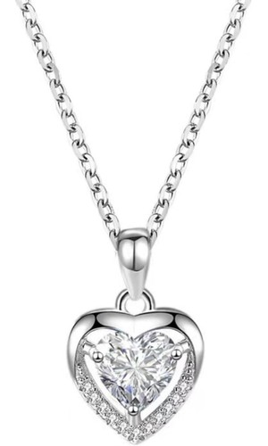 Collana cristallo taglio cuore - collana,