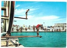 CARTOLINA DI ROMA ,OSTIA LIDO - STABILIMENTO KURSAAL - PISCINA  viaggiata 1964