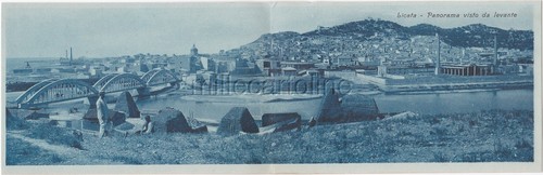 Licata cartolina doppia - licata,