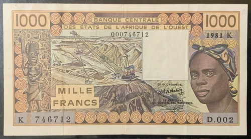 1981 senegal cartamoneta - 1981,