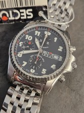 SECTOR 900 SWISS AUTOMATIC 7750 CHRONOGRAPH NOS NEVER USED NO BOX NO PAPER 38MM