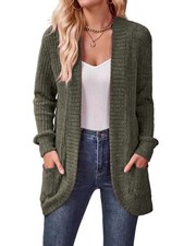 Cardigan lungo donna, maglione