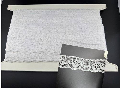 Vintage bianco floreale - , pizzo