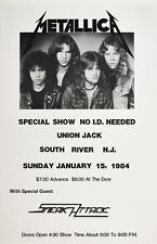 Metallica 1984 poster concerto