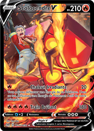 Carte pokémon scolocendre - carte,