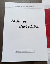 ancien catalogue la hi-fi