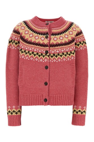 Miu dark pink - pink, wool