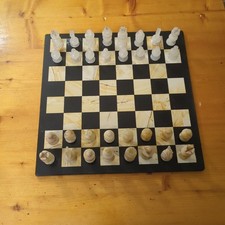 Scacchiera marmo onice 42x42