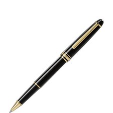 Penna Montblanc Roller Meisterstuck Classique 132457 Rollerball Pen Nera Dorata