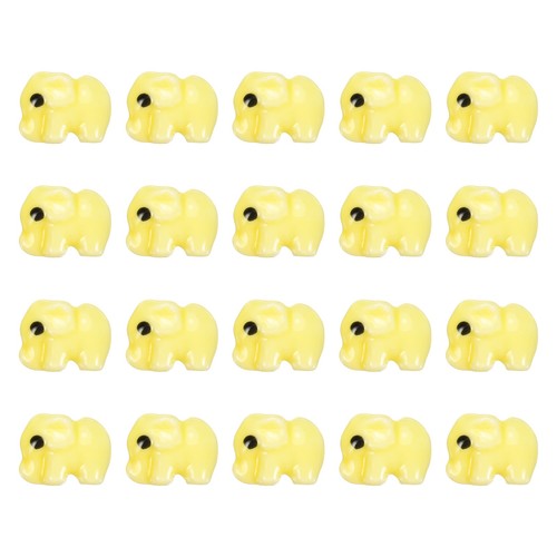 20pcs light yellow elephant - 20pcs,