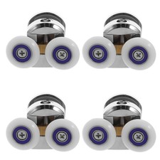 4pz Rulli Porta Doccia Ruote Ricambio Porta Scorrevole Vetro Ferramenta