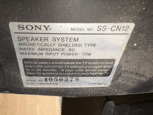 Casse acustiche usate sony - casse,