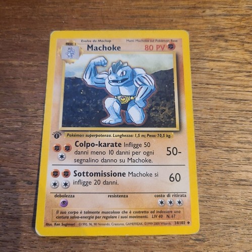 Machoke prima edizione - machoke, 34/102