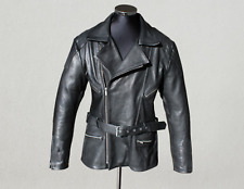 Giubbotto giacca pelle chiodo moto vintage biker anni Highway taglia 3XL