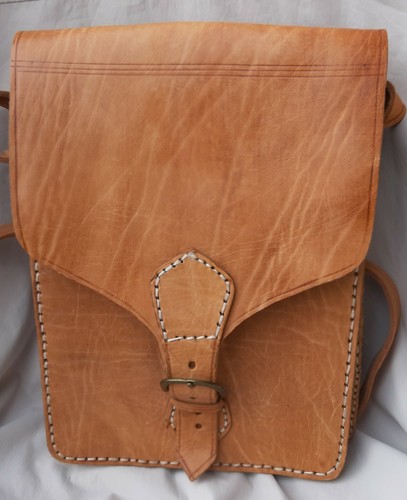 Borsa cuoio naturale - in,