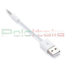 Cavo USB a JACK Aux cavetto dati carica per audio mp3 auto iPod Shuffle 3g 4 5 6