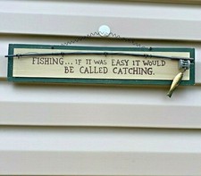 Insegna in legno tema pesca 20