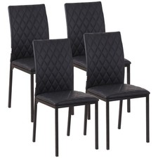 HOMCOM Set 4 Sedie da Pranzo