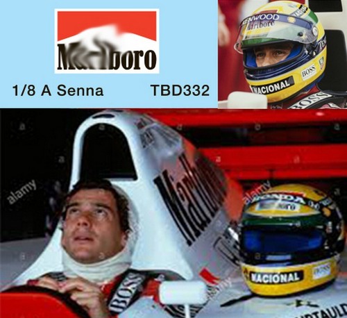 Decals per ayrton - 1/8,