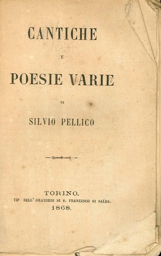 Cantiche poesie varie - cantiche,