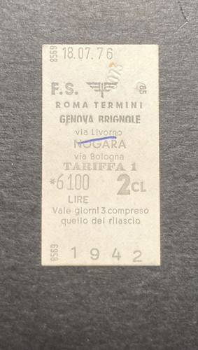 Biglietto ticket treno - ticket,