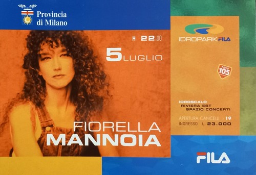Cartolina cantante fiorella - cantante,
