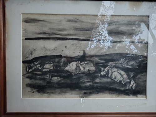 Quadro moderno dipinto mano - dipinto,