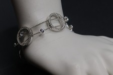 SWAROVSKI Bracciale Irina Circles #834982 Come Mai Indossato - Senza Scatola