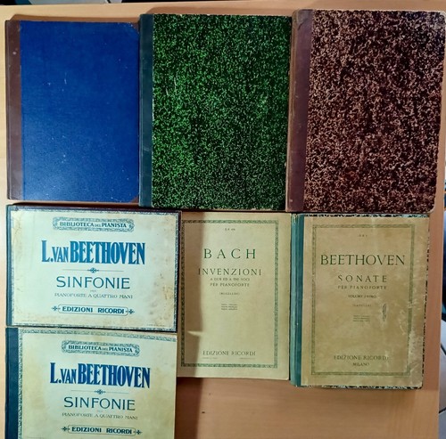 Lotto libri spartiti - lotto, 7