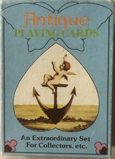 Replica vintage di antico mazzo di carte da gioco sigillato Merrimack editoria raro