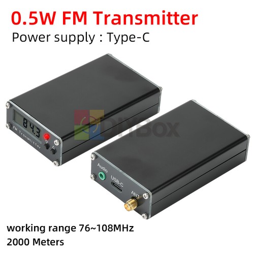 Trasmettitore 2km 5w - fm, 0,5w