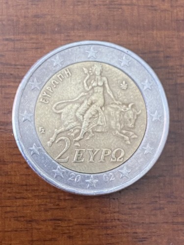 Moneta euro grecia 2002 - 2,