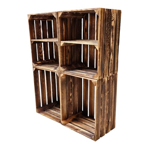 Scatole legno scaffale - scatole, in
